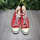 Vintage Converse All Star Red Hight Top Chuck Taylor Made In Usa  Size Us 9 5