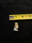Super Tiny Painted Porcelain Owl Vintage Figurine Good Condition