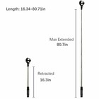 Golf Ball Telescopic Picker Stainless Steel Shaft Scoop Golf Ball Retriever Usa