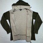 Banana Republic Men   s Medium Green Hoodie Supima Full Zip Super Soft