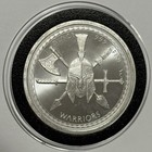 Spartan Warrior Rare Collector Coin 1 Troy Oz  999 Fine Silver Round Medal 999