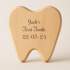 Personalised Baby Boys Girls Keepsake Wooden Tooth Fairy Milk Teeth Storage Box