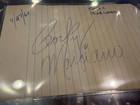 9 27 1960 Rocky Marciano Boxing Heavyweight Champ Signed Cut Auto Beckett