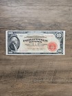 Philippines 1936 10 Pesos Treasury Certificate Wwii Era George Washington Crisp