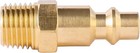 10 Pack Brass Air Hose Fittings          1 4  Npt Male Quick Connect Couplers   Plugs