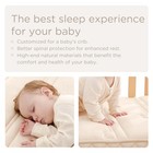 Baby   Toddler Crib Mattress  Organic Breathable Fabric Cover     High Density    
