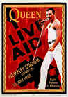 Queen Poster Live Aid 1985 Wembley Arena Hand-signed Tribute David Byrd S n Coa