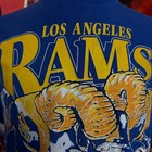 Vintage 90s Los Angeles Rams Nutmeg Nfl Tee Jack Davis Rare Football Sz Large
