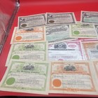 Vintage 10  Sold As Is Collection Of The Wridgway Company Stock Certificates 