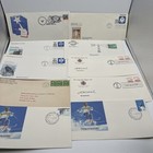 Vintage Stamp Collection Lot - First Day Covers Fdc Postal Memorabilia Envelopes