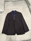 2 Pc Black Boys Suit Size 7