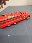 Vintage Trademark Mobilgas Mobil Tin Friction Toy Made In Japan