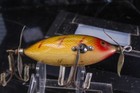 Heddon 149l Sos Lure Perch Scale Wood Double Spinner Fishing Lure