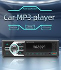 Single 1din Car Stereo Radio Bluetooth Mp3 Player Aux Usb Am Audio Receiver Us