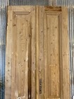 Antique French Double Doors  38 5x100  European Thick Molding Design B79