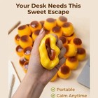 Pudding Squeeze Ball Caramel Crunchy Squishy Fidget Toy Stress Relief Desk Play