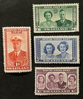 Travelstamps  1947 Swaziland Stamps Sg 42-45 Royal Visit Issue Mint Mogh