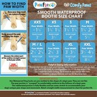 Pawflex Double Dipped Waterproof Dog Socks Comfy Pawz Soft Indoor outdoor Dog