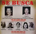 Roberto Escobar Autograph Fingerprint 8 1 2 X11 Wanted Poster Photo Pablo Narcos