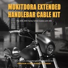 Clutch Cable Abs Brake Line For 2018-up Harley Softail Street Bob 16  Bar