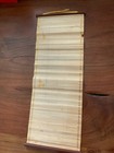 Vintage Bamboo Wall Hanging Scroll   Beautiful Geisha Asian Oriental