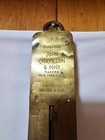 Antique Brass Metal Hanging Scale 50lbs John Chatillon   Sons Ny Usa- Bn3