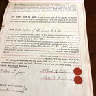 1897 Indenture Hand Written Franklin Township Gloucester Nj Alfred B Richman