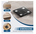 Signature Fitness Digital Body Weight Scale Led Display Bathroom Scale 400 Lbs