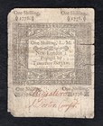June 19  1776 1s One Shilling Connecticut Colonial Currency Note