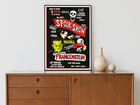 Spooky Show Amateur Theater And Movie Night Poster  Halloween Wall Art Poster
