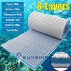 Aquarium Bio Foam Sponge Filter Cut-to-fit Roll Pond Activated Carbon Media Pad