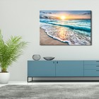 Canvas Wall Art Print Painting Picture Home Decor Sea Beach Landscape Waves