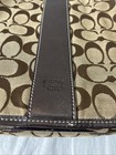 Vintage Coach Signature Cross Body Purse Brown