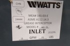 Watts Wd-15 2 In Pipe Dia 15 Gpm 30 Lb Capacity Grease Interceptor