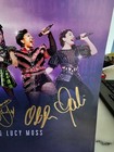 Cast Signed  Six  The Musical   Broadway Window Card poster 12 signatures