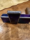 Vintage Leaded Glass Kaleidoscopes  With Oak Stand And 3 Marbles Lot