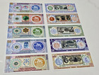 Set 5 Billete 75 Aniv Sociedad Numismatica Puerto Rico 2023  Currency Note Token