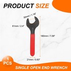 Single Open End Wrench 30mm Metric U-shaped Spanner With Red Shank