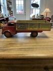 Vintage Marx Pressed Steel Lazy Day Farms Toy Dairy Truck