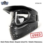 Clearance Genx Global Stealth Anti Fog Paintball Goggles Mask - Black
