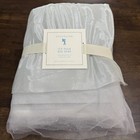 Pottery Barn Kids Icy Tulle Bed Skirt  Queen   Icy Blue gray