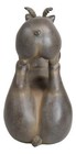 Rustic Hog Heavens Angel Wings Mother Pig Snout Kissing Baby Piglet Figurine