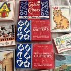 Lot Of Vintage Metal Cookie sandwich Cutters