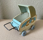 Vintage Ohio Art Company Tin Toy Baby Stroller Carriage Buggie