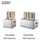 220v 1150w Electric Bar Hotel Restaurant Brush Glass Cup Washer Wiper Polisher