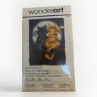 Latch Hook Kit Wonderart Moonlight Meow Wall Art Rug 15  X  20   New Sealed