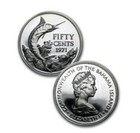 1971 Bahamas Silver Proof Coin Set 9 Coins 2 8723 Oz Asw Franklin Mint