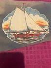 Vintage Atlantic City Nj New Jersey Full Size Pennant Sailboat - Fast Shipper