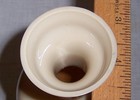 Antique Victorian Opalescent Glass Vase 8-inch Hand Painted Floral  Blown