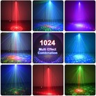 Party Stage Light Laser Projector Led Rgb Ktv Dj Disco Show Lighting 1024pattern